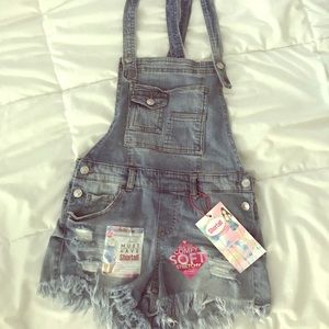 Overall Shorts